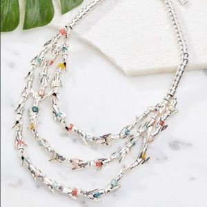 UNO de 50 Tricola  silver Necklace